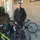 Ryan Gillespie with his e-bike