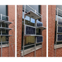 adaptable solar shades used in a research project