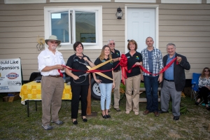 LIFE Village Tiny House Ribbon Cutting