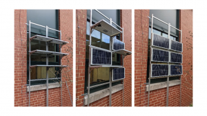 adaptable solar shades used in a research project